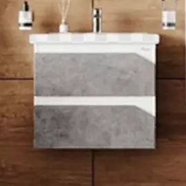 Тумба под раковину Оника Фридом 60.13 бетон светлый