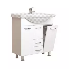 Тумба под раковину Оника Моника 75.17 с корзиной