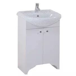 Тумба под раковину Оника Омега 50.10 белый