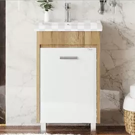 Тумба под раковину Оника Селеста 55.10 дуб галифакс