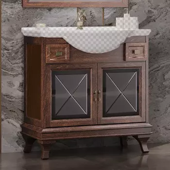 Тумба под раковину Opadiris Борджи 85 светлый орех