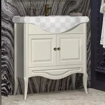 Тумба под раковину Opadiris Брунелла 80 слоновая кость