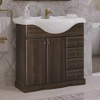 Тумба под раковину Opadiris Клио 85 орех антикварный