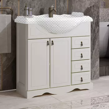 Тумба под раковину Opadiris Клио 85 слоновая кость