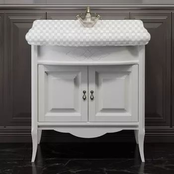 Тумба под раковину Opadiris Лоренцо 80 белый без патины