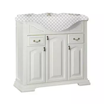 Тумба под раковину Opadiris Риспекто 85 00-00006703 слоновая кость