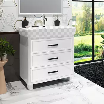 Тумба под раковину Opadiris Вегас 80 белый