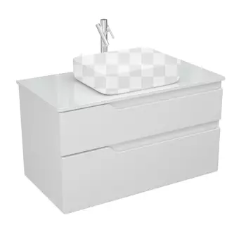 Тумба под раковину OWL Hella Cristal 100 белая