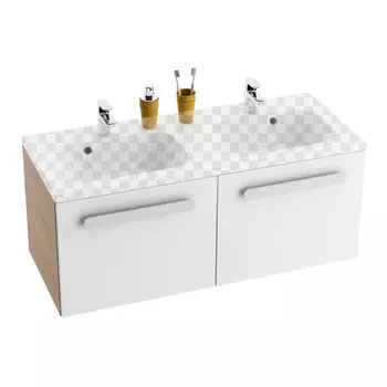 Тумба под раковину Ravak SD Chrome 120 каппучино/белая