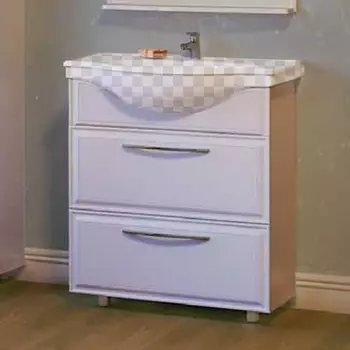 Тумба под раковину Raval Classic 80 белая