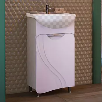 Тумба под раковину Raval Folle 45 белая