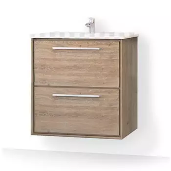 Тумба под раковину Raval Frame 75 дуб трюфель