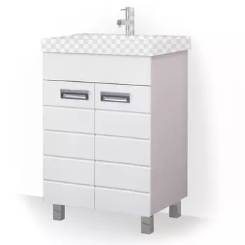 Тумба под раковину Raval Kub 50 белая