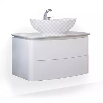 Тумба под раковину Raval Moon 75 белая
