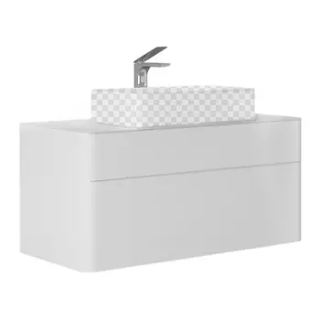 Тумба под раковину Raval Pure 100 белая