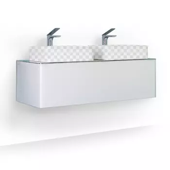 Тумба под раковину Raval Pure 120 белая