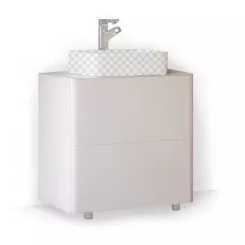 Тумба под раковину Raval Pure 75 белая