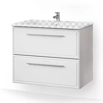 Тумба под раковину Raval Quadro 60 белая