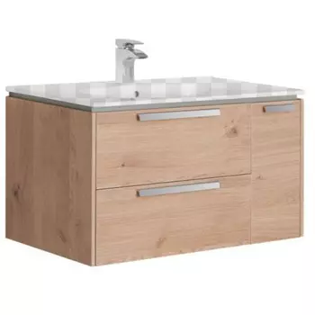 Тумба под раковину Roca Lago 80 светлый дуб