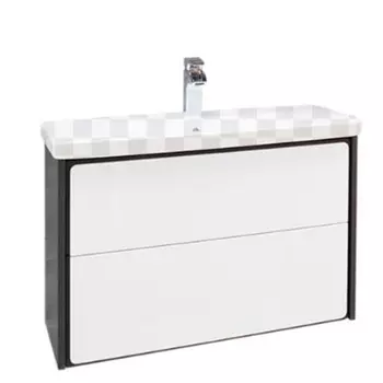 Тумба под раковину Roca Ronda 80 белый/антрацит