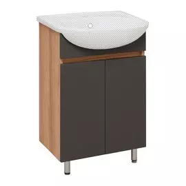 Тумба под раковину Runo Лада 48 00-00001164 дуб