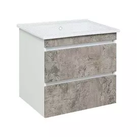 Тумба под раковину Runo Манхэттен 61.4 00-00001018 серый бетон