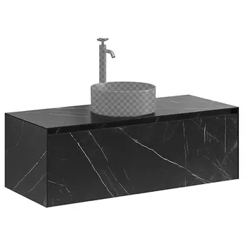 Тумба под раковину Sancos Stone ST120NM nero marquina