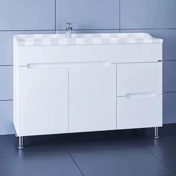 Тумба под раковину СанТа Лондон-120 напольная, 2 ящика