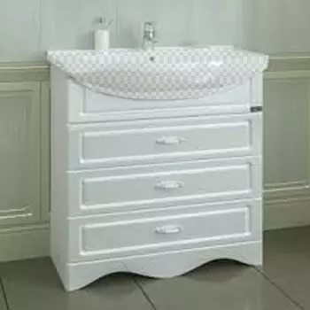 Тумба под раковину СанТа Верона 80/3 3 ящика напольная