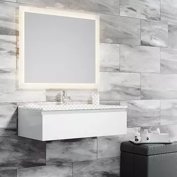 Тумба под раковину Санвит Авеню-1 100 белая