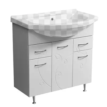 Тумба под раковину Stella Polar Фантазия 80