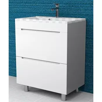 Тумба под раковину Stella Polar Рианна 70 напольная 2 ящика