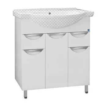 Тумба под раковину Style Line Жасмин 80 2 ящика