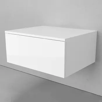 Тумба под раковину Velvex Unit 60х27 белый лед