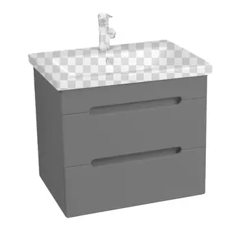 Тумба под раковину Viant Марсель 80 VMAR80COG-T2YP графит