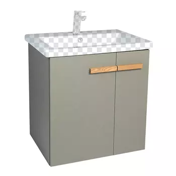 Тумба под раковину Viant Мюнхен 60 VMUN60COH-T2STP хаки