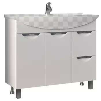 Тумба под раковину Vigo Callao 1000.2D.2Y (Zenon) белая