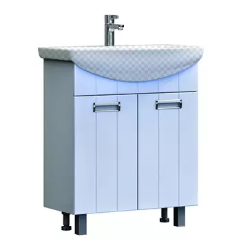 Тумба под раковину Vigo Diana 600-2-0 (Палермо 60) белая