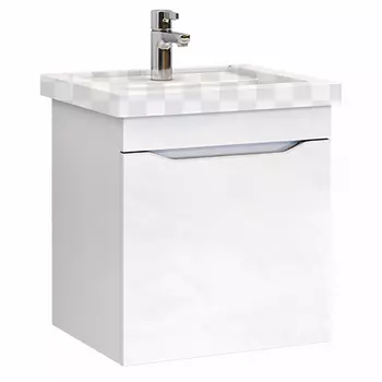 Тумба под раковину Vigo Grani 50 подвесная белая