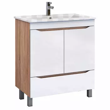 Тумба под раковину Vigo Grani 60-2-1 дуб сонома