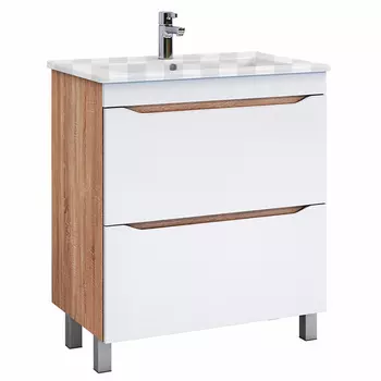 Тумба под раковину Vigo Grani 750-0-2 дуб сонома