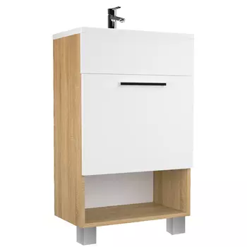 Тумба с раковиной 1Marka July 50Н дуб сонома