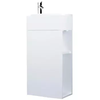 Тумба с раковиной 1Marka Laura 40П белый