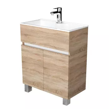 Тумба с раковиной 1Marka Mira 60Н дуб сонома