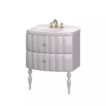 Тумба с раковиной Aima Pearl 70 белый