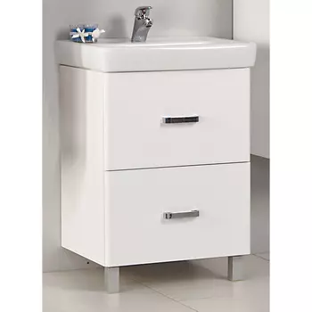 Тумба с раковиной Акватон Америна 60 Н белая