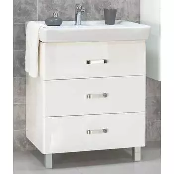 Тумба с раковиной Акватон Америна 70 М белая