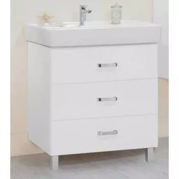 Тумба с раковиной Акватон Америна 80 М белая