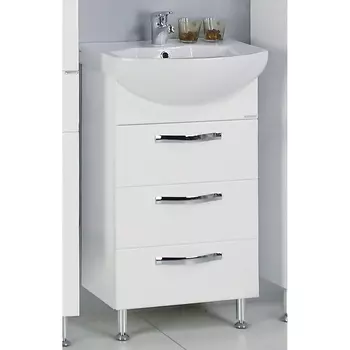 Тумба с раковиной Акватон Ария 50 Н белая