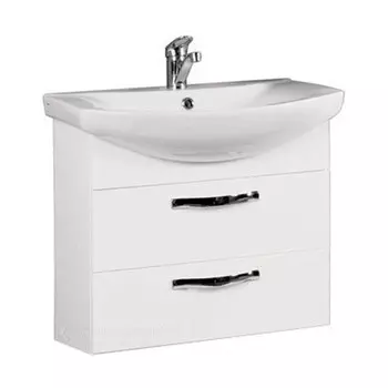 Тумба с раковиной Акватон Ария М 65 белая